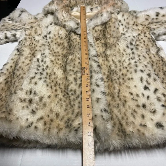 Vintage Sportowne Women’s Faux Fur Coat Size 10 – Retro Fashion - Picture 8 of 8